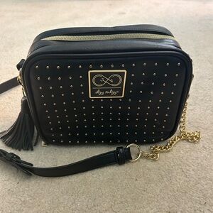 Itzy Ritzy Chelsea + Cole Black Studded Crossbody Bag